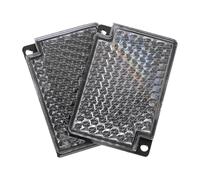 Levemolo Kit de 2 Paneles Reflectantes Cuadrados Sensor Fotoeléctrico, para Uso en Sistemas de Detección y Vigilancia Nocturna