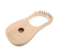 Levemolo Kit De Arpa De Madera De Cuerdas Para Montaje Manual Instrumento Musical Herramienta De Afinación y Cuerpo De Madera Para Adultos Aprenden Música y Crean Arte Decorativo