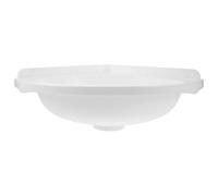 Levemolo Lavabo Rinconero de Plástico Blanco para Colgar en Pared, Tamaño Pequeño Función Antisalpicaduras, Adecuado para Apartamentos y Baños Pequeños