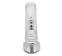 Levemolo Linterna Retro de Hierro Portátil a Pilas Diseño Clásico Vintage para Mascotas y Decoración de Oficina, Linterna de Mano Pequeña y Potente Color Plata Estilo Varios Estilos
