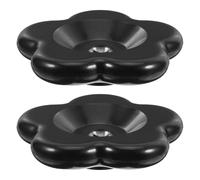 Levemolo Manija de Grifo Comercial de Baquelita 6X6X70 MM, Set de 2 Perillas Alojamiento Metálico, Operador de Volante para Válvulas de Manguera, Diseñada para Uso en Exteriores