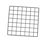 Levemolo Marco De Fotos Colgante Negro 35x35 Cm Rejilla Metálica De Pared Hierro Decoración Dormitorio Sala Estar Almacenamiento Fotos Multifunción