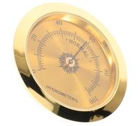 Levemolo Medidor Humedad Guitarra Higrómetro Metal Pantalla Clara Control Sencillo para Instrumentos Musicales