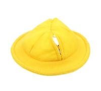 Levemolo Mini Sombrero para Conejos de Mascota Accesorio de Fieltro Amarillo Tamaño Pequeño Adecuado para Disfraces y Fotografías de Animales Pequeños Apto para Cobayas y Roedores