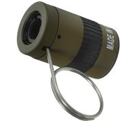 Levemolo Monocular Miniatura Portátil de Metal Enfoque Giratorio y Anillo para Dedo, Adecuado para Camping al Aire Libre y Observación Ligera