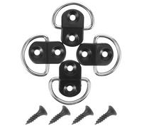 Levemolo Organizador Maletero Coche Gancho para Maletero de Coche, Anclajes de Amarre de Carga en Hierro y Pp, Instalación Rápida para Red de Equipaje, Pack de 4 Piezas
