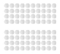 Levemolo Paquete de 2 bolas de algodón para quitaesmalte y loción, color blanco, aplicadores para sensible, uso en limpieza facial y cuidado personal