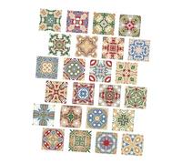 Levemolo Pegatinas Para Azulejos De Fácil Aplicación 24 Piezas De Pvc Para Despegar Y Pegar Para Calcomanías De Pared Contra Salpicaduras