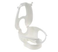 Levemolo Pigeon Medicine Feeding Holder Resistente Soporte de Plástico Blanco para Inyección y Observación de Accesorio Jaula Sin Tornillos