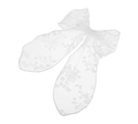 Levemolo Pinza Cabello Lazo de Encaje, Lazo de Encaje Pelo, Blanco, Aleación, Fácil de Usar, para Niñas y Mujeres, para Fiestas y Diversas Ocasiones