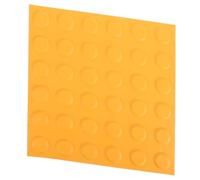 Levemolo Placa Táctil de Pvc Naranja para Caminos Interiores y Transporte Vial Función Antideslizante y Guía para Personas Discapacidad Visual