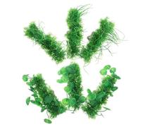 Levemolo Plantas Acuáticas Artificiales para Acuarios de Agua Dulce 6 Piezas Cp05 Cp53 3 Unidades Cada Una Plantas de Plástico Decorativas Realistas para Peceras Adornos Naturales