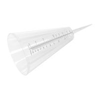 Levemolo Pluviómetro de Cono Transparente Medidor Lluvia Exteriores para Jardín y Fácil de Leer Medición Precisa y Plástico Duradero Seguro