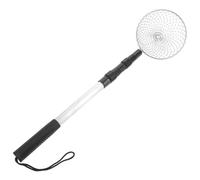 Levemolo Recogedor de Huevos Extensible con Mango Antideslizante Cesta Metálica Grande para Gallinero y Nidos Herramienta Manual para Recolección Segura en Granjas y Áreas de Crianza