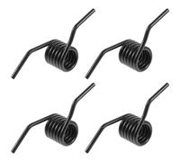 Levemolo Resorte para Gato Hidráulico de Piso de 3 Toneladas, Acero Negro, Juego de 4 Piezas Muelle de Torsión para Manija, Accesorio para Gatos Horizontales