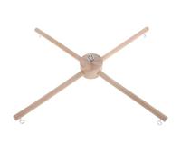 Levemolo Soporte de Madera para Carillón de Viento Kit de Artesanía de Carillón de Viento Musical para Balcón o Pared Soporte de Colgador de Bricolaje