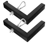 Levemolo Soporte de Proyector de Pared en L Ajustable de 6 Pulgadas, Soporte para Montaje en Techo con Gancho para Pantalla de Proyector, Compatible con Instalación en Aulas y Hogares,