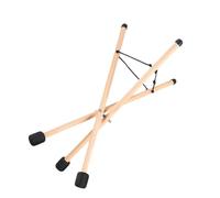 Levemolo Soporte Lengua de Madera Diseño Trípode Estable y Fácil de Transportar para Instrumentos de Percusión como Steel Drums en Presentaciones Profesionales