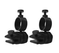 Levemolo Soporte para Linterna de Casco Negro 2piezas Clip Abs para Cascos sin Agujeros de 21-28mm para Mejorar la Seguridad y n Obra