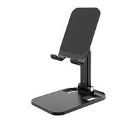 Levemolo Soporte para Teléfono Móvil y Tablet Ajustable, Aluminio Resistente, Diseño Compacto y Portátil, Compatible Dispositivos hasta 12,9 Pulgadas, Adecuado para Oficina y Hogar, Color