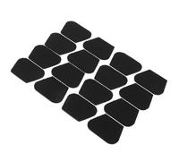 Levemolo Soportes Autoadhesivos para Púas de Guitarra en Goma Negra, Paquete de 32 Unidades, Antideslizantes y Resistentes al Sudor para Guitarra Eléctrica y Acústica