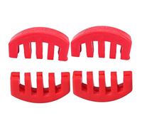 Levemolo Sordina para Violín de Goma Roja 4 Piezas, Silenciador Práctico para Violín y Viola, Accesorio para Práctica Silenciosa en Casa y Estudios Musicales