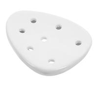 Levemolo Tapón de colador para urinario cerámico Blanco 10×8 CM Filtro Drenaje previene obstrucciones Uso en baños y duchas
