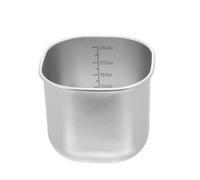 Levemolo Taza Medidora Seca de Acero Inoxidable de 260ml para Arroz y Frijoles Diseño Ergonómico, Adecuado para Almacenamiento en Despensa y Medición Precisa