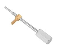 Levemolo Tornillo de Metal para Rana de Violín en Aleación de Zinc Color Plata, Pieza de Reparación Duradera de Violín en Instrumento Musical