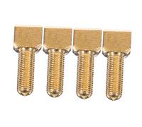 Levemolo Tornillo De Violín Amarillo Para Arco, 4 Piezas De Repuesto Para Accesorios De Instrumento De Cuerda, Tornillo De Rana Resistente Para Reparación y Mantenimiento De Violín