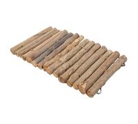 Levemolo Túnel De Madera para Reptiles Refugio Natural para Tortugas y Lagartijas Decoración De Terrario Plataforma De Sol Espacio Privado para Mascotas Reptilianas