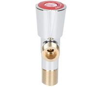 Levemolo Válvula de Ángulo de Cobre para Baño y Cocina, Controlador de Flujo Fácil de Usar Mango Grueso, Válvula Antirretorno de 1pieza para Accesorios Sanitarios