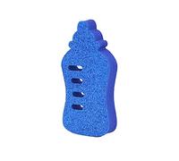 LEVEN Letras Números Símbolos Decorativos para Manualidades de Goma EVA (7,5cm Altura - 1cm Grosor) - Figuras Grandes Infantiles con Purpurina para Cumpleaños Bodas - BIBERON - AZUL PURPURINA