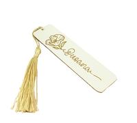 Levenalm Leven Punto de libro madera personalizado Marcapáginas de madera Marcapáginas de metacrilato | Día del libro | Regalo profe, pareja, amigos, mamá, papá, abuela, abuelo | Flor de nacimiento
