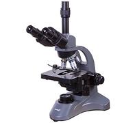 Levenhuk 740T Microscopio Trinocular Profesional de Laboratorio 40-2000x | Óptica Acromática, Inmersión en Aceite, Campo Claro, Condensador Abbe con Diafragma Iris, para Biología y Ciencia