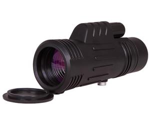 Levenhuk Atom 8x42 Monocular Compacto y Ligero - Catalejo de Bolsillo con Aumento de 8X, Enfoque con Una Sola Mano y Correa de Muñeca, Compatible con Gafas