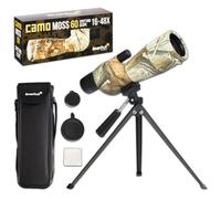 Levenhuk Camo Moss 60 - Catalejo de Campo con Zoom de 16-48x para Apuntar Rápidamente a Objetos Lejanos Observación de Aves, la Caza y la Vigilancia de Seguridad