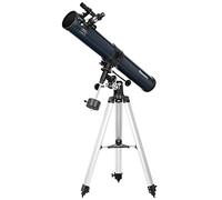Kit de Ciencia Discovery Spark 769 EQ para Principiantes: Telescopio Reflector, Trípode Robusto, Libro de Astronomía (PL) y Accesorios