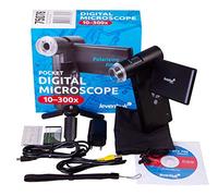 Levenhuk DTX 700 Mobi Microscopio Digital Portátil Inalámbrico con Zoom 10x-1200x, Compatible con Windows y Mac OS