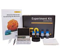 Levenhuk K50 Kit de Laboratorio Doméstico para Microbiología con Guía de Experimentos Educativos Ilustrada a Todo Color, Muestras Preparadas y Herramientas Científicas (EN)