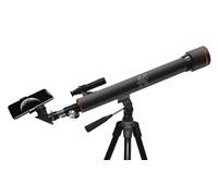 Levenhuk Kelvin Nova Base 50/600 Fototelescopio, Telescopio Smartphone Principiantes, Refractor con Montura Altacimutal, Lente Barlow 3X y Trípode Ajustable para Astrofotografía