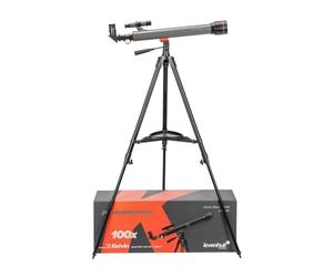 Levenhuk Kelvin Nova Base 50/600 Fototelescopio, Telescopio Smartphone Principiantes, Refractor con Montura Altacimutal, Lente Barlow 3X y Trípode Ajustable para Astrofotografía