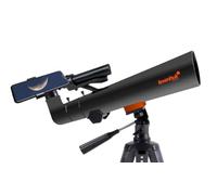 Levenhuk Kelvin Nova Base 70/400 Fototelescopio, Telescopio Smartphone, Catalejo, Ultracompacto Principiantes, Montura Altacimutal, para Astrofotografía y Observación Espacio Profundo