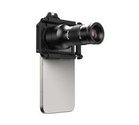Levenhuk Kelvin TLC25 Teleocular y Microcular Smartphone, Set Oculares, Lente Macro, Clip Universal, Óptica Multirrecubierta, Rosca Filtro CPL para Fotografía Profesional, Accesorios Incluidos