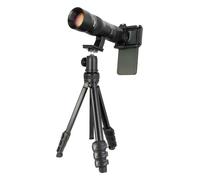 Levenhuk Kelvin TLC50 Telecular para Smartphone 20-60x Ocular Cámara Teleobjetivo Zoom Óptico con Adaptador Universal Trípode Cristal Óptico Multirevestido Accesorios Incluidos