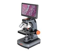 Levenhuk Kelvin - Microscopio digital táctil KM5 50X-1900X con pantalla táctil LCD de 7 pulgadas, microscopio biológico para adultos y estudiantes con luces LED y mesa mecánica, fotos 2 K y vídeo Full