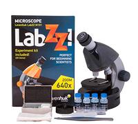 Levenhuk LabZZ M101 Moonstone 40x-640x Microscopio Didáctico para Niños y Principiantes con Kit Stem, Guía de Experimentos, Muestras Preparadas, Herramientas y Caja de Regalo, 5 Colores (IT)