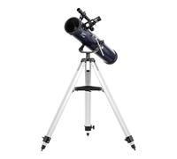 Levenhuk New Skyline Base 76/700 AZ1 Telescopio Adultos Principiantes Reflector Newton Montura Altacimutal Trípode Ajustable, Oculares 10/25mm y Barlow 2X Incluidos, Sistema Solar Catálogo Messier