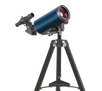 Levenhuk New Skyline Base MAK 70/1000 AZ-M Telescopio Adultos Principiantes, Maksutov-Cassegrain Compacto con Montura Altacimutal, Adaptador Smartphone, Trípode y Bolsas Transporte