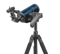 Levenhuk New Skyline Base MAK 80/850 AZ-M Telescopio Maksutov-Cassegrain Adultos Principiantes con Montura Altacimutal, Adaptador Smartphone, Trípode Ajustable y Bolsas Transporte